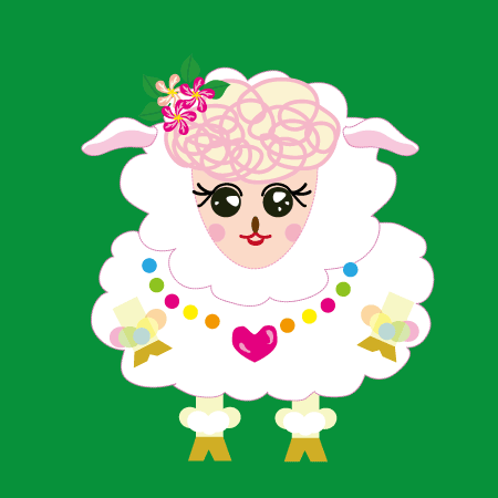 2015年 未年 羊の年賀状 By Oc Planning